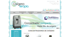 Desktop Screenshot of oxigenoterapia.com.mx